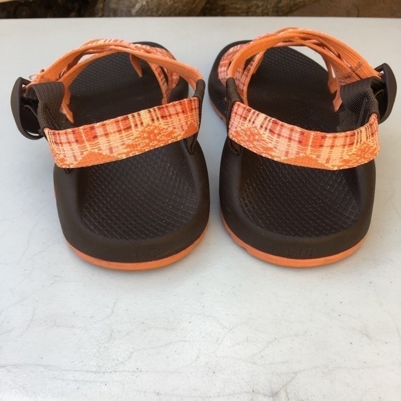 Chaco Sandals Orange Size 8 Hiking Trekking Outdoors Camping - Picture 5 of 7